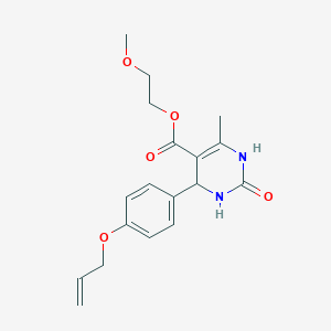 2-Methoxyethyl 4-[4-(allyloxy)phenyl]-6-methyl-2-oxo-1,2,3,4-tetrahydro-5-pyrimidinecarboxylate