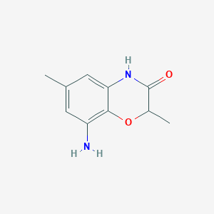 8-amino-2,6-dimethyl-3,4-dihydro-2H-1,4-benzoxazin-3-one
