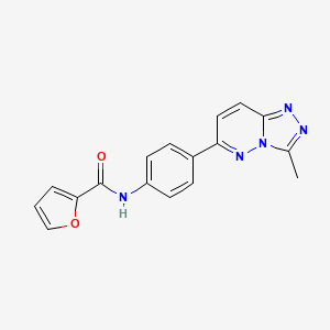 N-(4-(3-methyl-[1,2,4]triazolo[4,3-b]pyridazin-6-yl)phenyl)furan-2-carboxamide