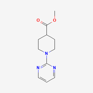 molecular formula C11H15N3O2 B2576395 Methyl 1-(2-pyrimidinyl)-4-piperidinecarboxylate CAS No. 303144-42-5