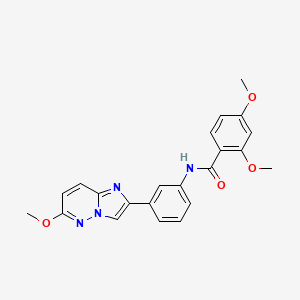 2,4-dimethoxy-N-(3-(6-methoxyimidazo[1,2-b]pyridazin-2-yl)phenyl)benzamide