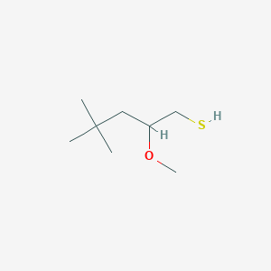 2-Methoxy-4,4-dimethylpentane-1-thiol