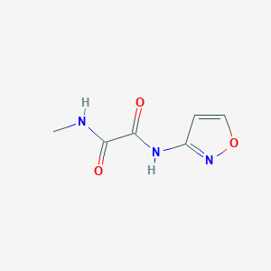 molecular formula C6H7N3O3 B2576476 N1-(isoxazol-3-yl)-N2-methyloxalamide CAS No. 920169-37-5