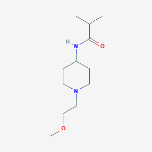 molecular formula C12H24N2O2 B2576506 N-(1-(2-methoxyethyl)piperidin-4-yl)isobutyramide CAS No. 1311812-81-3