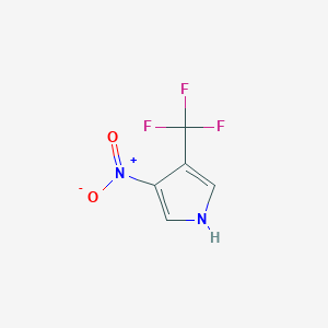 1H-Pyrrole, 3-nitro-4-(trifluoromethyl)-