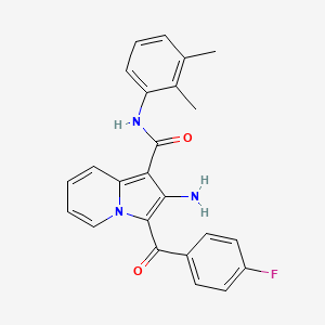 2-amino-N-(2,3-dimethylphenyl)-3-(4-fluorobenzoyl)indolizine-1-carboxamide