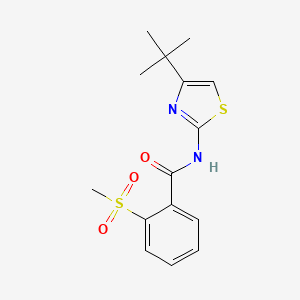 N-(4-(tert-butyl)thiazol-2-yl)-2-(methylsulfonyl)benzamide
