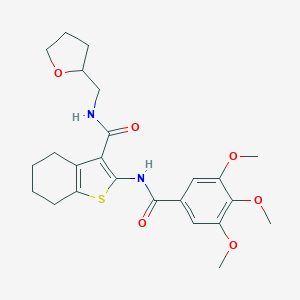N-(tetrahydro-2-furanylmethyl)-2-[(3,4,5-trimethoxybenzoyl)amino]-4,5,6,7-tetrahydro-1-benzothiophene-3-carboxamide