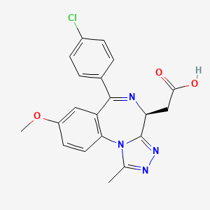 molecular formula C20H17ClN4O3 B2576554 I-BET762 carboxylic acid CAS No. 1300019-38-8