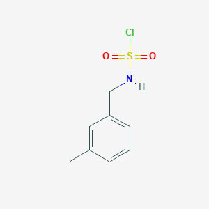 N-[(3-methylphenyl)methyl]sulfamoyl chloride