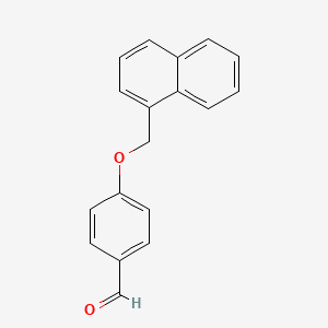 molecular formula C18H14O2 B2576580 4-(1-Naphthylmethoxy)benzaldehyde CAS No. 172932-11-5