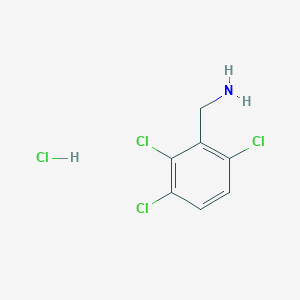 molecular formula C7H7Cl4N B2576586 (2,3,6-Trichlorophenyl)methanamine hydrochloride CAS No. 878754-77-9