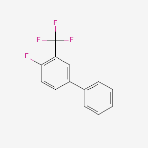 molecular formula C13H8F4 B2576595 4-Fluoro-3-(trifluoromethyl)-1,1'-biphenyl CAS No. 1032506-93-6