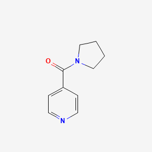 molecular formula C10H12N2O B2576686 吡啶-4-基(吡咯烷-1-基)甲酮 CAS No. 86542-83-8