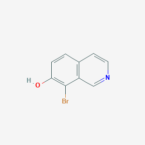 molecular formula C9H6BrNO B2576703 8-溴异喹啉-7-醇 CAS No. 660398-06-1