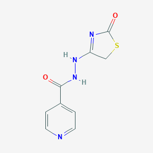 molecular formula C9H8N4O2S B257671 N'-(2-oxo-5H-1,3-thiazol-4-yl)pyridine-4-carbohydrazide 