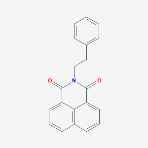molecular formula C20H15NO2 B257674 2-(2-苯乙基)苯并[de]异喹啉-1,3-二酮 