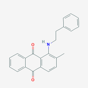 molecular formula C23H19NO2 B257678 2-Methyl-1-[(2-phenylethyl)amino]anthra-9,10-quinone 