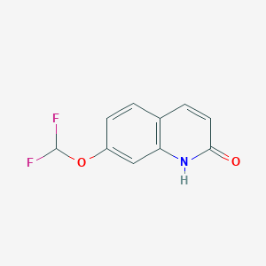 molecular formula C10H7F2NO2 B2576784 7-(Difluoromethoxy)-2-hydroxyquinoline CAS No. 1261458-20-1