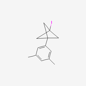 molecular formula C13H15I B2576870 1-(3,5-Dimethylphenyl)-3-iodobicyclo[1.1.1]pentane CAS No. 2287297-80-5