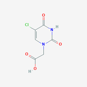 molecular formula C6H5ClN2O4 B2576916 2-(5-Chloro-2,4-dioxopyrimidin-1-yl)acetic acid CAS No. 95209-81-7