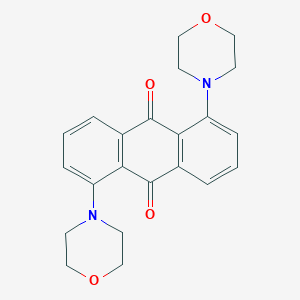 molecular formula C22H22N2O4 B257697 1,5-Dimorpholinoanthraquinone 