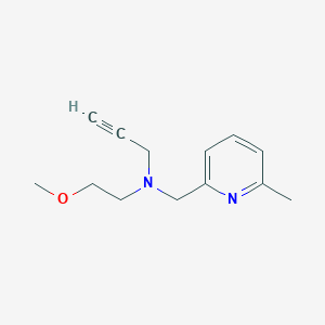 N-(2-Methoxyethyl)-N-[(6-methylpyridin-2-yl)methyl]prop-2-yn-1-amine