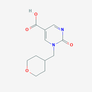 2-Oxo-1-[(tetrahydro-2H-pyran-4-yl)methyl]-1,2-dihydropyrimidine-5-carboxylic ac