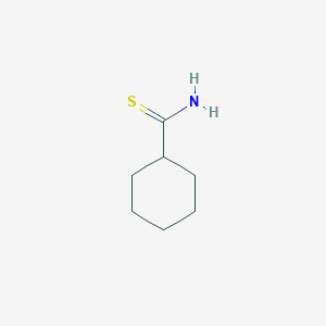 molecular formula C7H13NS B2577165 Cyclohexanecarbothioamide CAS No. 7390-42-3