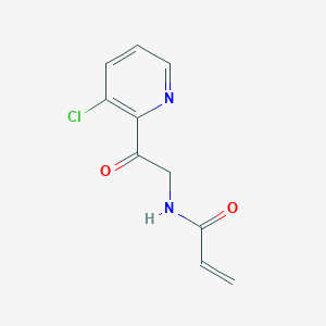 N-[2-(3-Chloropyridin-2-yl)-2-oxoethyl]prop-2-enamide