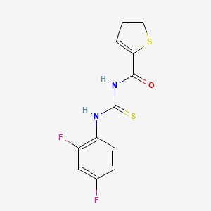 N-(2,4-difluorophenyl)-N'-(2-thienylcarbonyl)thiourea