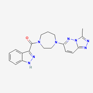 1H-Indazol-3-yl-[4-(3-methyl-[1,2,4]triazolo[4,3-b]pyridazin-6-yl)-1,4-diazepan-1-yl]methanone