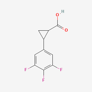 2-(3,4,5-Trifluorophenyl)cyclopropane-1-carboxylic acid