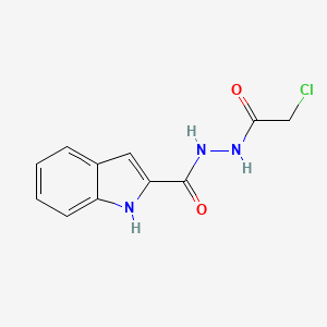 indole-2-carboxylic acid N'-chloroacetyl-hydrazide