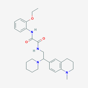 N-(2-ethoxyphenyl)-N'-[2-(1-methyl-1,2,3,4-tetrahydroquinolin-6-yl)-2-piperidin-1-ylethyl]ethanediamide