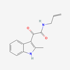 N-allyl-2-(2-methyl-1H-indol-3-yl)-2-oxoacetamide