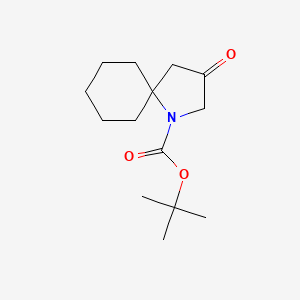 molecular formula C14H23NO3 B2577364 Tert-butyl 3-oxo-1-azaspiro[4.5]decane-1-carboxylate CAS No. 2253632-69-6