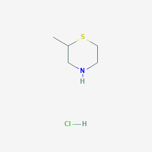 molecular formula C5H12ClNS B2577371 2-Methylthiomorpholin-hydrochlorid CAS No. 30188-51-3