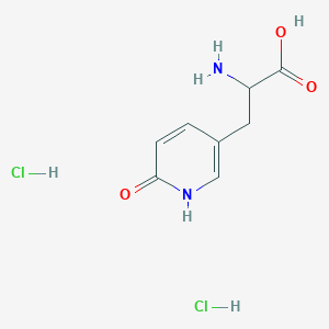 2-Amino-3-(6-oxo-1H-pyridin-3-yl)propanoic acid;dihydrochloride