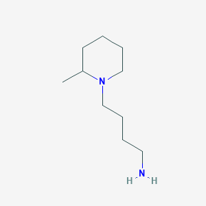 molecular formula C10H22N2 B2577385 4-(2-甲基哌啶-1-基)丁-1-胺 CAS No. 900717-39-7