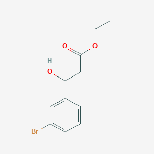 molecular formula C11H13BrO3 B2577424 Ethyl 3-(3-bromophenyl)-3-hydroxypropanoate CAS No. 51699-41-3