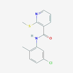 N-(5-chloro-2-methylphenyl)-2-(methylthio)nicotinamide