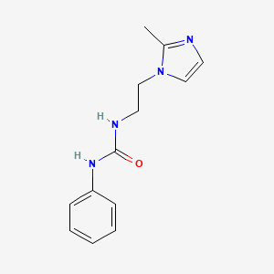 1-(2-(2-methyl-1H-imidazol-1-yl)ethyl)-3-phenylurea