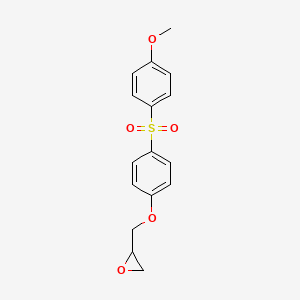 2-[[4-(4-Methoxyphenyl)sulfonylphenoxy]methyl]oxirane