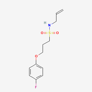 N-allyl-3-(4-fluorophenoxy)propane-1-sulfonamide