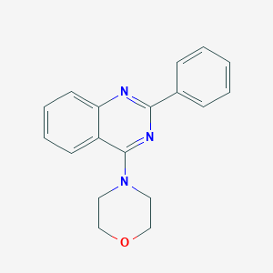 molecular formula C18H17N3O B2577500 4-(2-苯基喹唑啉-4-基)吗啉 CAS No. 307544-21-4