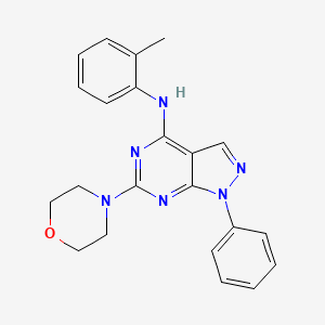 N-(2-methylphenyl)-6-(morpholin-4-yl)-1-phenyl-1H-pyrazolo[3,4-d]pyrimidin-4-amine