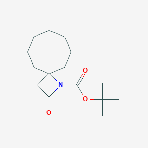 molecular formula C15H25NO3 B2577547 tert-Butyl 2-oxo-1-azaspiro[3.7]undecane-1-carboxylate CAS No. 1335042-60-8