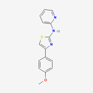 4-(4-methoxyphenyl)-N-pyridin-2-yl-1,3-thiazol-2-amine