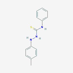 molecular formula C14H15N3S B257763 1-(4-Methylanilino)-3-phenylthiourea CAS No. 56864-62-1